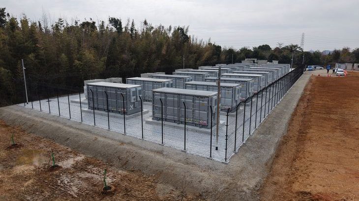 上組、兵庫・加西でメガパワー蓄電所が完成