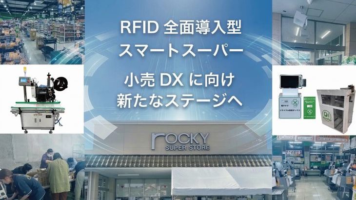 LIFEと熊本のロッキー、RFID全面導入型スマートスーパーの長期実運用検証を完了