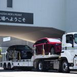 マツダと日通、完成車のトレーラー輸送にバイオディーゼル燃料活用の実証開始