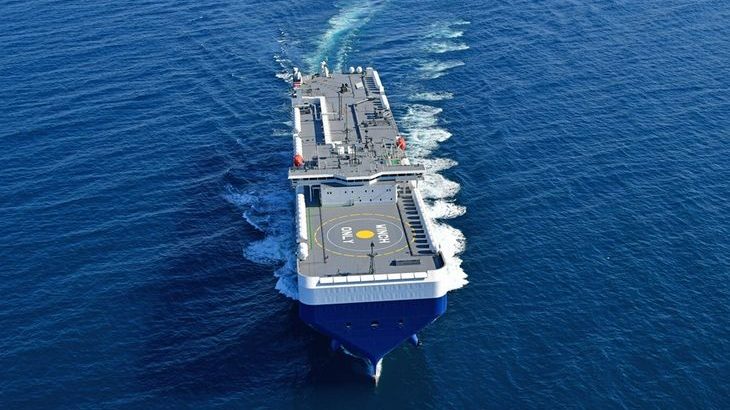 日本郵船、自動車専用船でバイオ燃料の長期トライアル使用開始