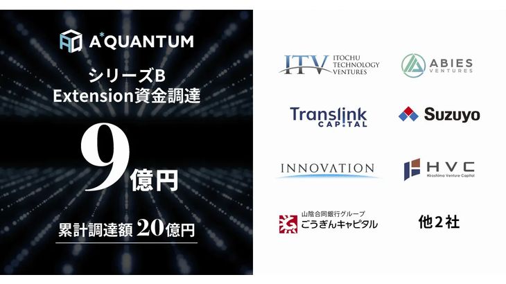 量子コンピューティングのエー・スター・クォンタム、伊藤忠テクノロジーや鈴与などから9億円調達