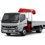 三菱ふそうがEV小型トラック「eCanter」の新タイプ発売、初のクレーン専用シャシ設定追加