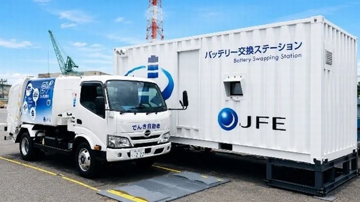 JFEエンジと住友三井オート、ごみ収集や配送のバッテリー交換式EV実装促進へ提携