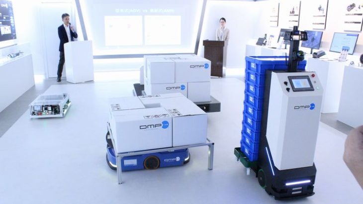 【現地取材・動画】DMPが製造業や物流向け自動搬送ロボットなどのショールーム開設