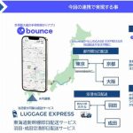 JTBと米Bounce、訪日外国人観光客の「手ぶら観光」支援で連携