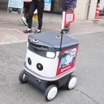 【現地取材・動画】出前館など、東京・渋谷区でロボット使った料理配送実証を開始