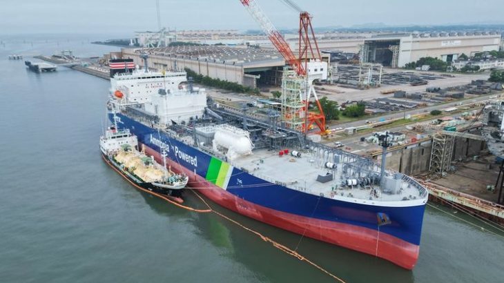 世界初、アンモニア燃料船へ「Ship-to-Ship方式」で燃料アンモニア補給