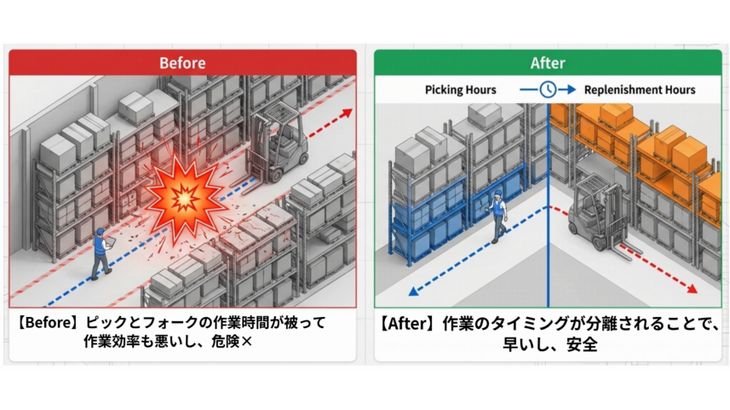 オープンロジ、保管ラックの運用ルールと独自の「自動補充算出ツール」活用で提携倉庫の保管効率13%改善を達成