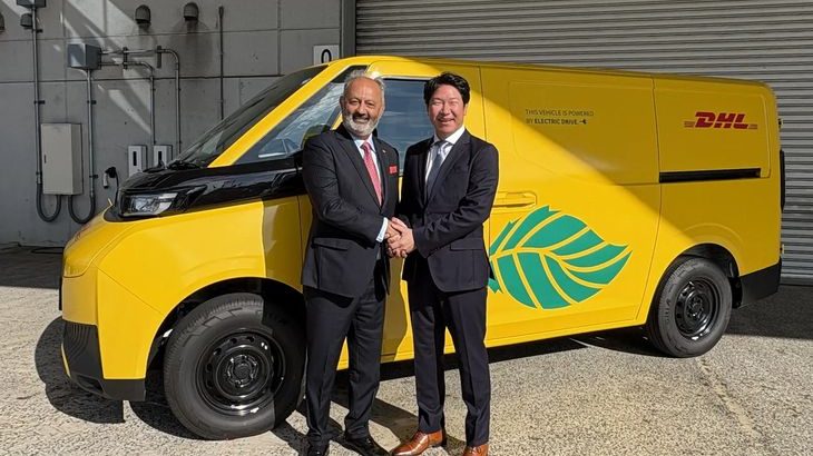 DHLジャパンがフォロフライのEVバン導入、物流拠点の太陽光発電で充電し都心集配へ投入